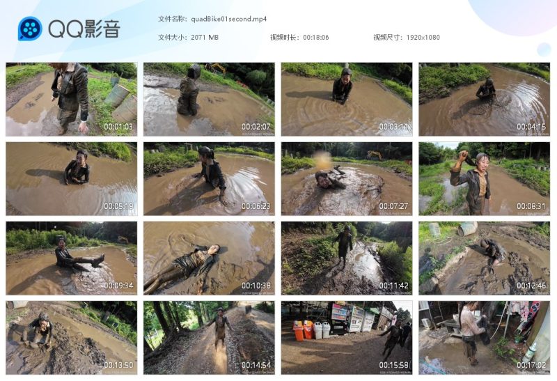 quadBike01second 泥地摩托1下-湿身与脏乱