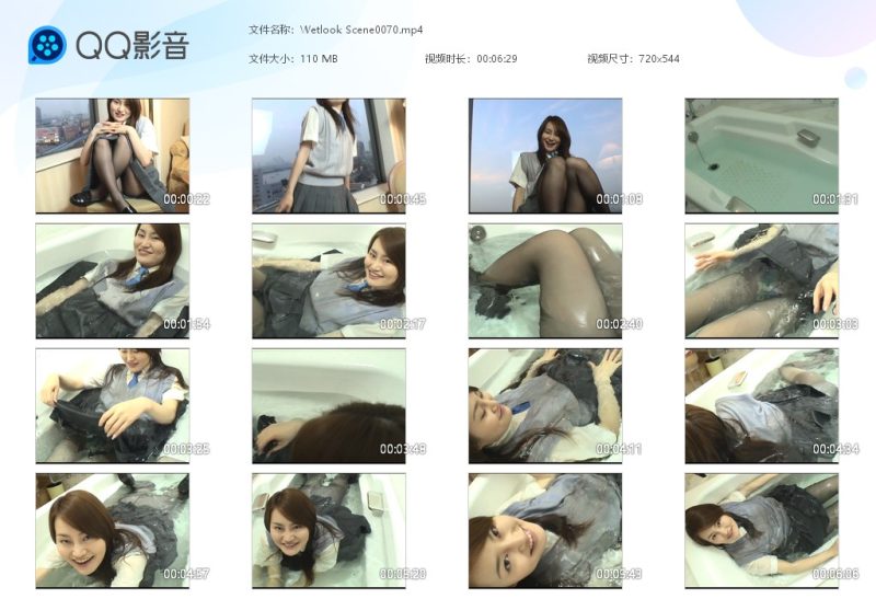 Wetlook Scene0070-湿身与脏乱