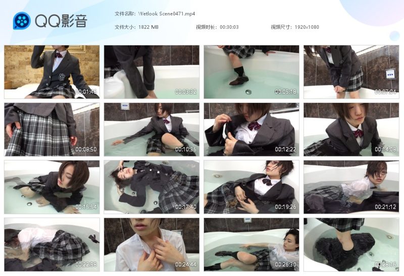 Wetlook Scene0471-湿身与脏乱