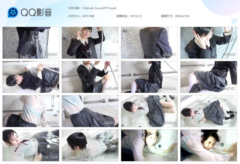 Wetlook Scene0575-湿身与脏乱