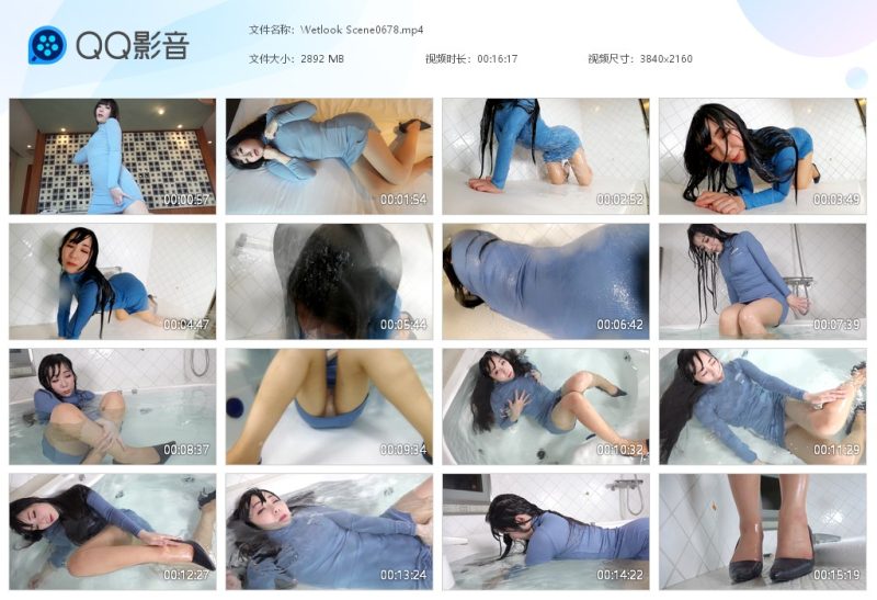 Wetlook Scene0678-湿身与脏乱