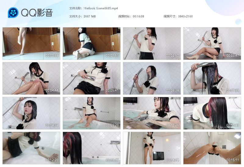 Wetlook Scene0695-湿身与脏乱