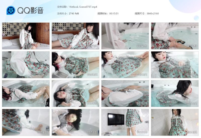 Wetlook Scene0707-湿身与脏乱