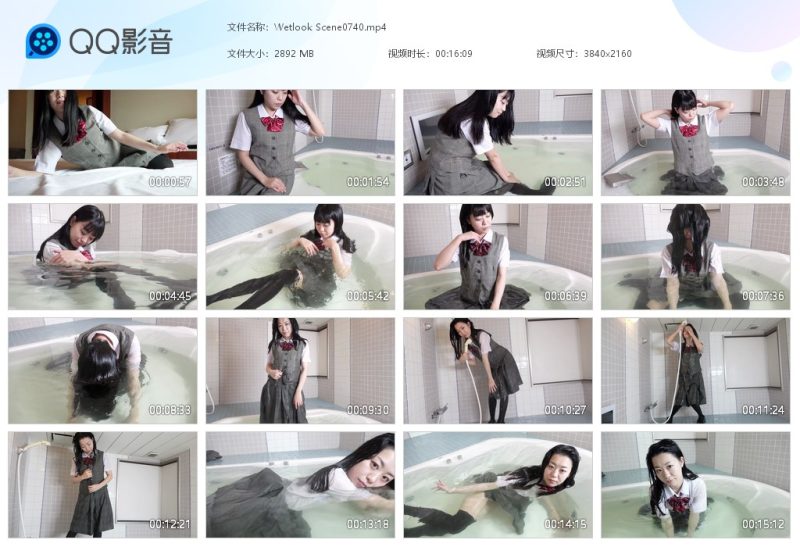 Wetlook Scene0740-湿身与脏乱