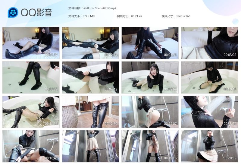 Wetlook Scene0812-湿身与脏乱