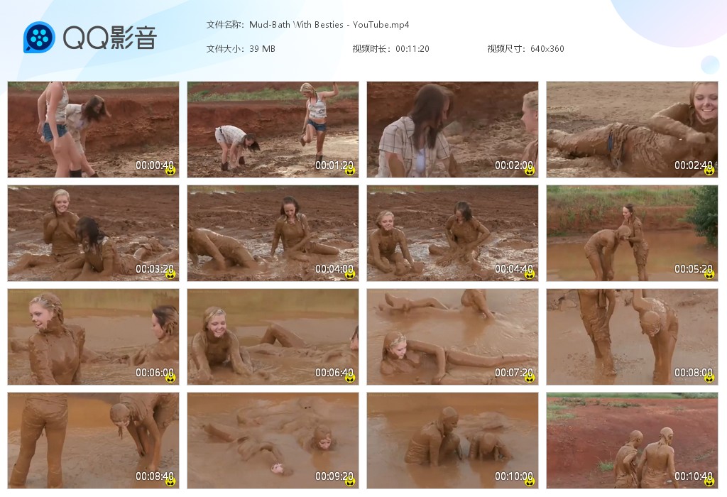 图片[1]-Mud-Bath With Besties – YouTube-湿身与脏乱