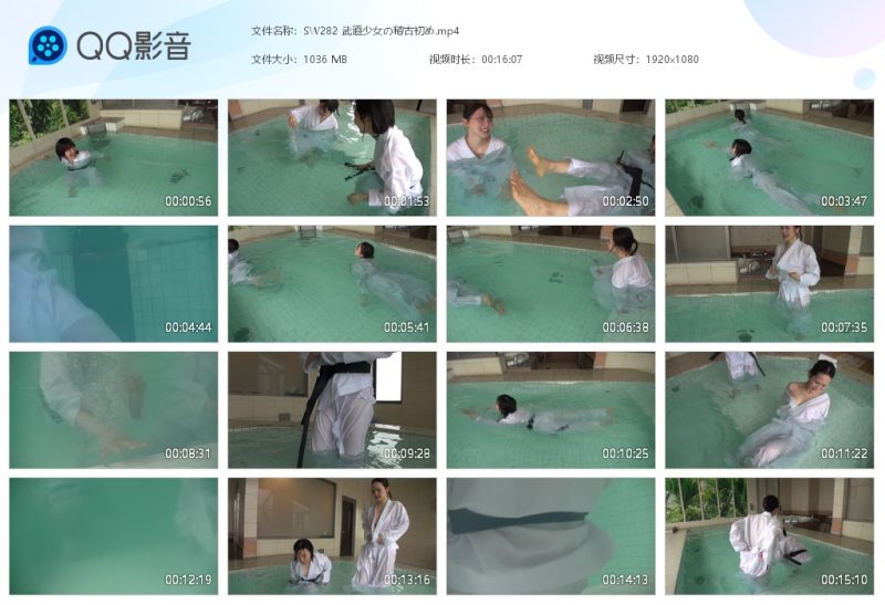 SW282 武道少女の稽古初め-湿身与脏乱