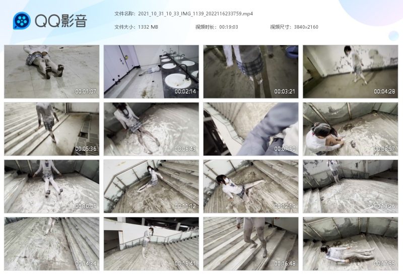 jk无人地下室厕所（三个视频）-湿身与脏乱