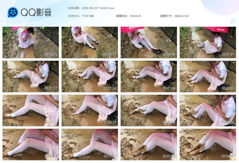 双人洛丽塔（八个视频）-湿身与脏乱