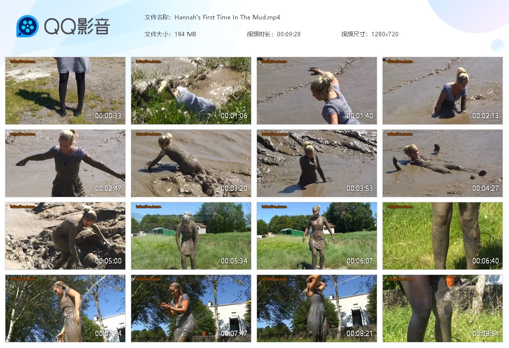 图片[1]-Hannah’s First Time In The Mud-湿身与脏乱