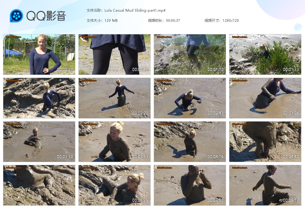 图片[1]-Lola Casual Mud Sliding-part1-湿身与脏乱