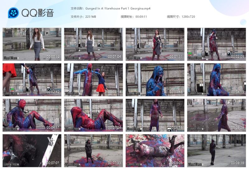 Gunged In A Warehouse Part 1 Georgina-湿身与脏乱
