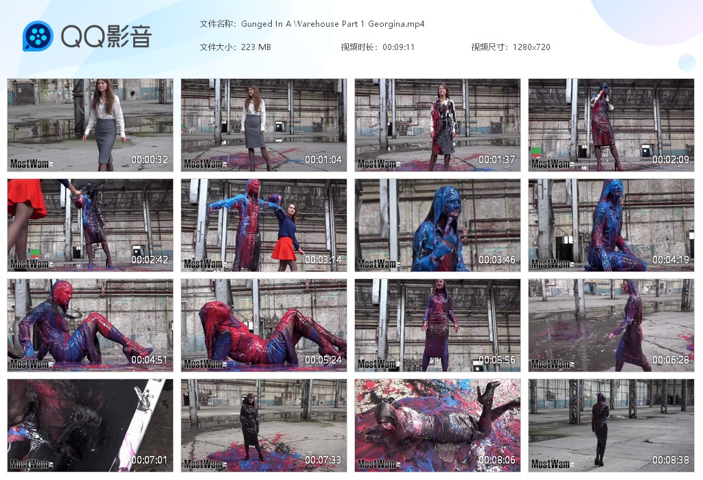 图片[1]-Gunged In A Warehouse Part 1 Georgina-湿身与脏乱
