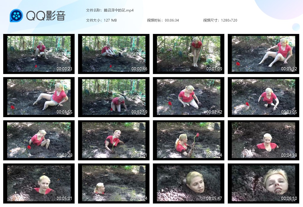 图片[1]-摘沼泽中的花-湿身与脏乱